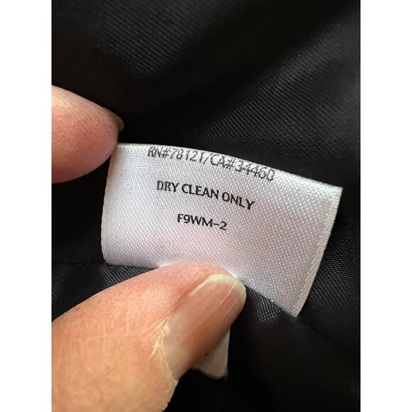 Eileen Fisher Wool Coat Womens Small 6 8 Hooded Midi Thigh Length Minimal Warm - Picture 10 of 11